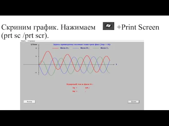 Скриним график. Нажимаем +Print Screen (prt sc /prt scr).