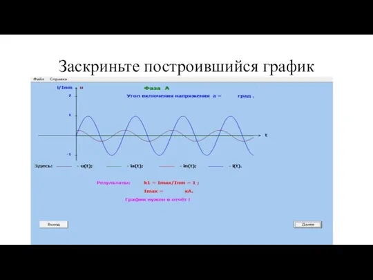 Заскриньте построившийся график