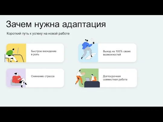 Зачем нужна адаптация Короткий путь к успеху на новой работе Быстрое