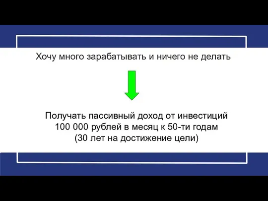 Хочу много зарабатывать и ничего не делать Получать пассивный доход от