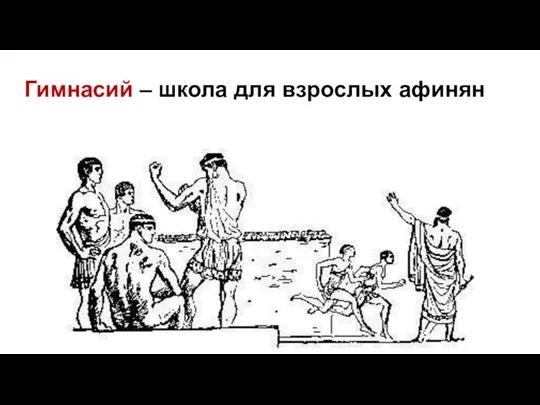 Гимнасий – школа для взрослых афинян