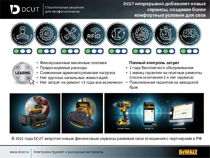 DCUT непрерывно добавляет новые сервисы, создавая более комфортные условия для свох