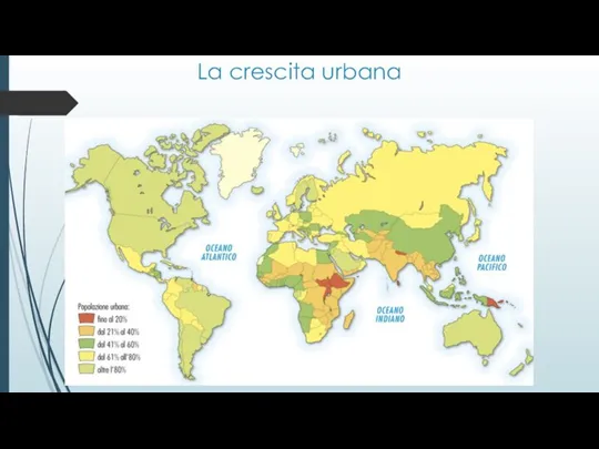 La crescita urbana