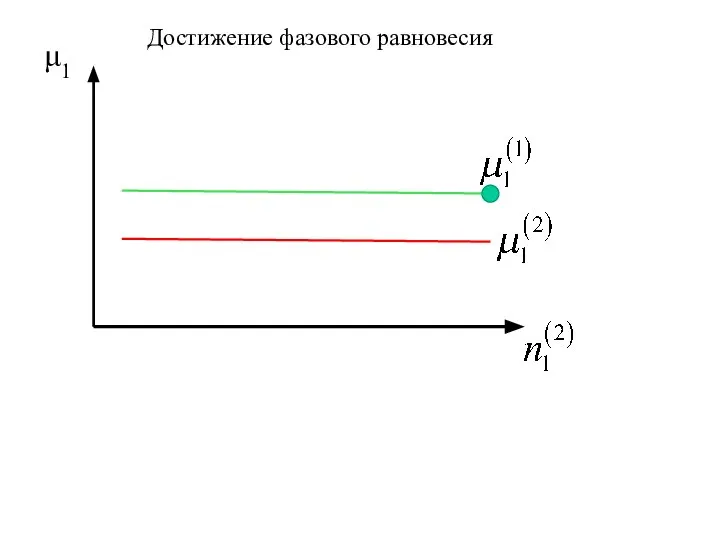 μ1 Достижение фазового равновесия