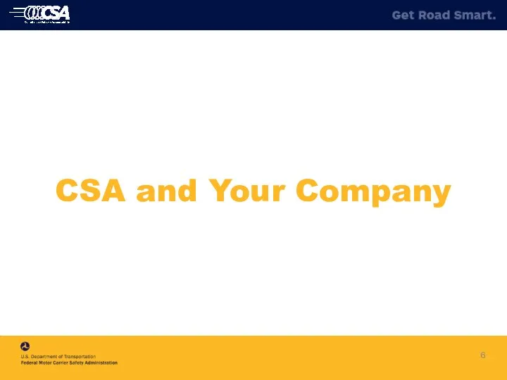 CSA and Your Company