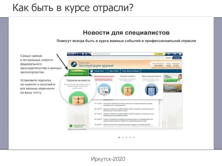 Иркутск-2020 Как быть в курсе отрасли?