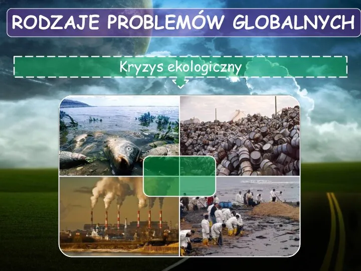 RODZAJE PROBLEMÓW GLOBALNYCH Kryzys ekologiczny