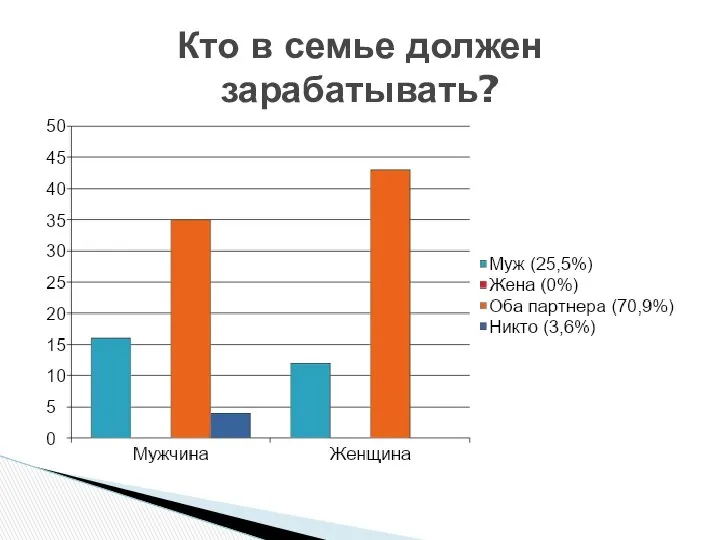 Кто в семье должен зарабатывать?