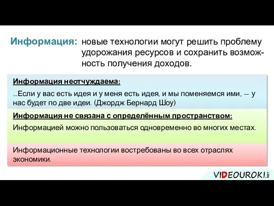 Информация: новые технологии могут решить проблему удорожания ресурсов и сохранить возмож-