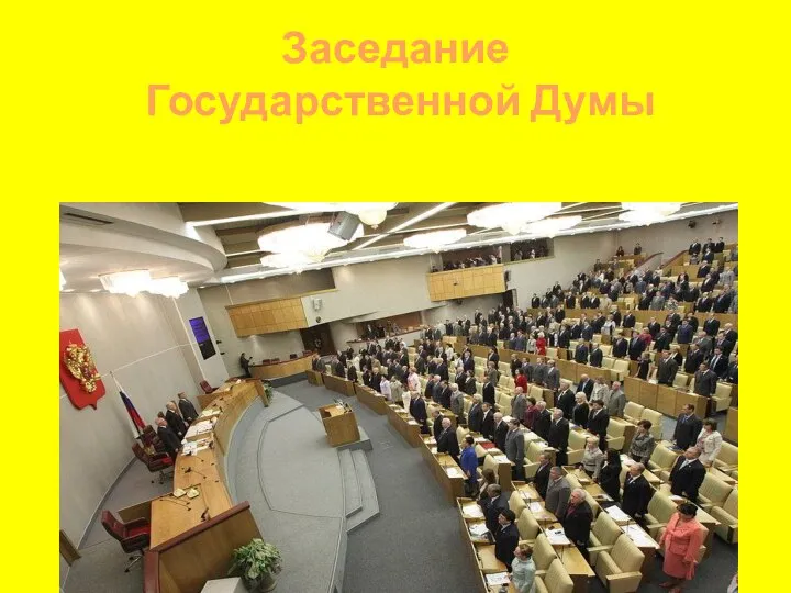 Заседание Государственной Думы
