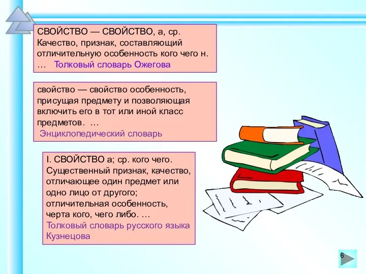 СВОЙСТВО — СВОЙСТВО, а, ср. Качество, признак, составляющий отличительную особенность кого