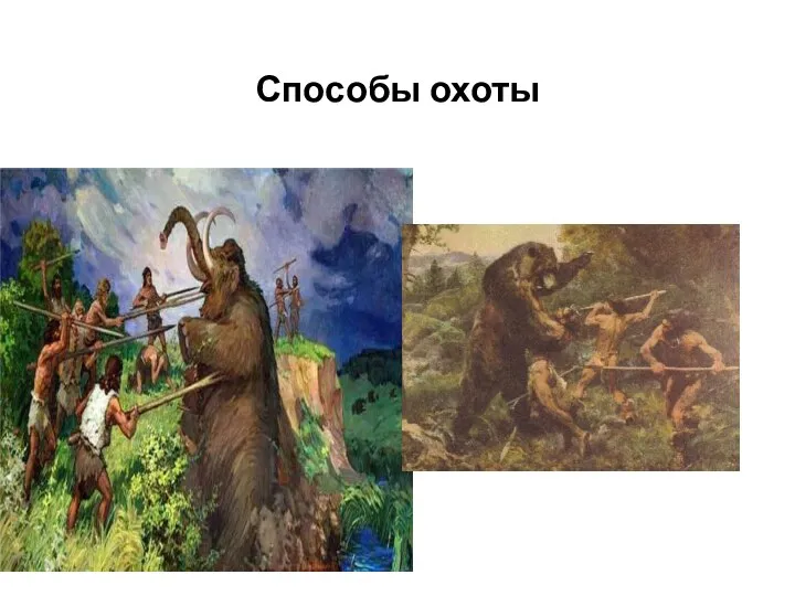 Способы охоты