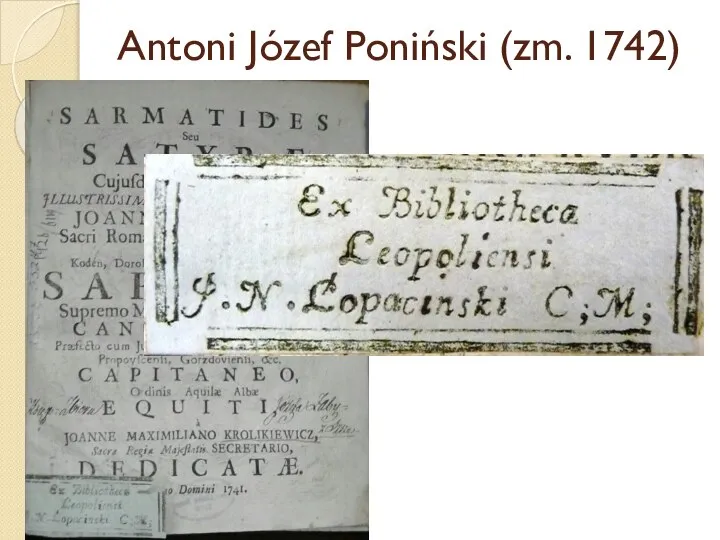 Antoni Józef Poniński (zm. 1742)