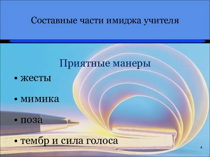 Нравственные черты: 4 Приятные манеры жесты мимика поза тембр и сила голоса