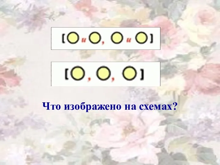 Что изображено на схемах?