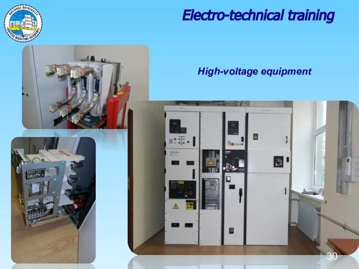 Electro-technical training High-voltage equipment