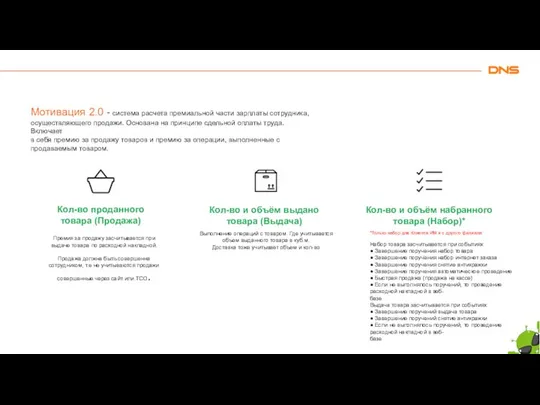 Мотивация 2.0 - система расчета премиальной части зарплаты сотрудника, осуществляющего продажи.