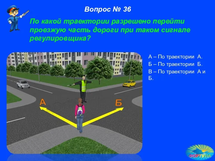 По какой траектории разрешено перейти проезжую часть дороги при таком сигнале