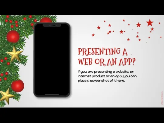 PRESENTING A WEB OR AN APP? If you are presenting a