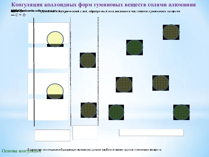 Основы коагуляции Коагуляция коллоидных форм гуминовых веществ солями алюминия