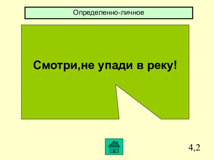 4,2 Смотри,не упади в реку! Определенно-личное