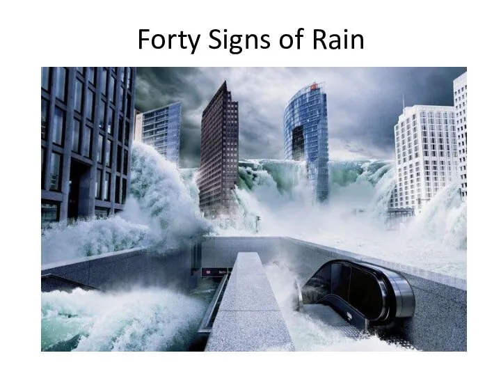 Forty Signs of Rain