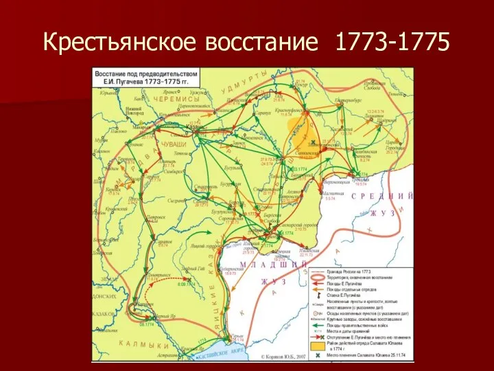 Крестьянское восстание 1773-1775