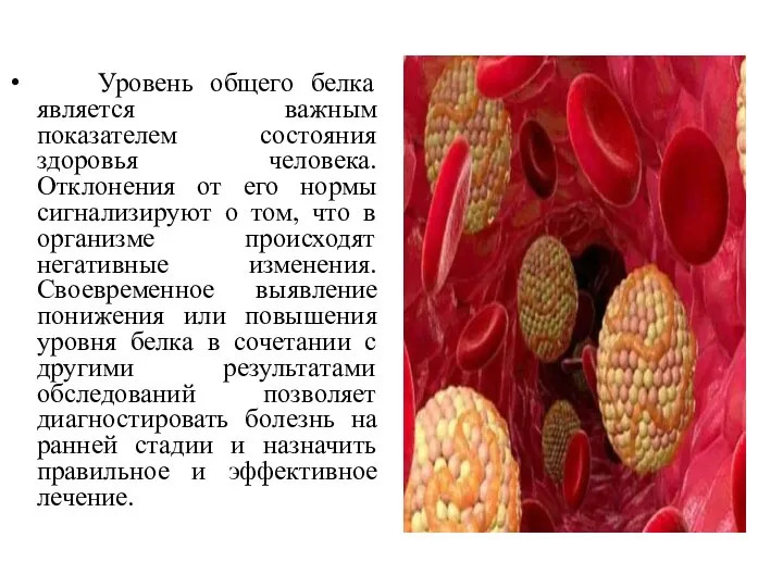 Уровень общего белка является важным показателем состояния здоровья человека. Отклонения от