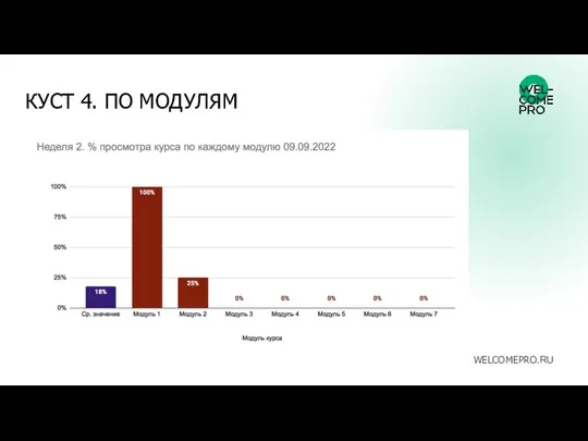 КУСТ 4. ПО МОДУЛЯМ WELCOMEPRO.RU