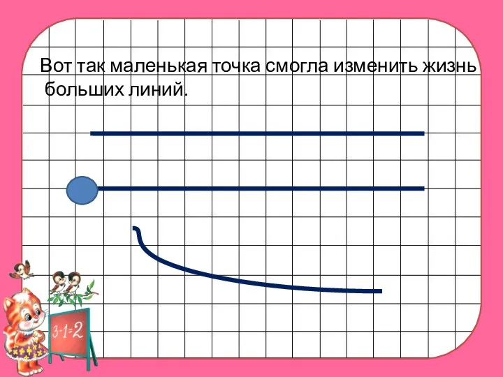 Вот так маленькая точка смогла изменить жизнь больших линий.