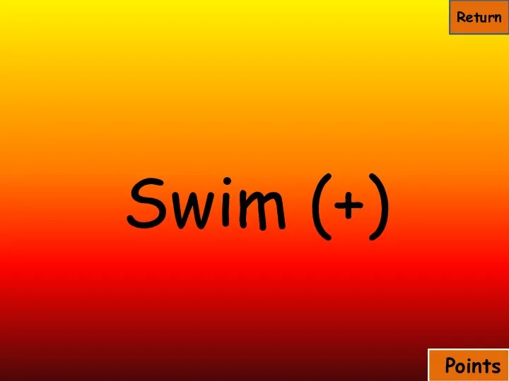 Swim (+) Points Return