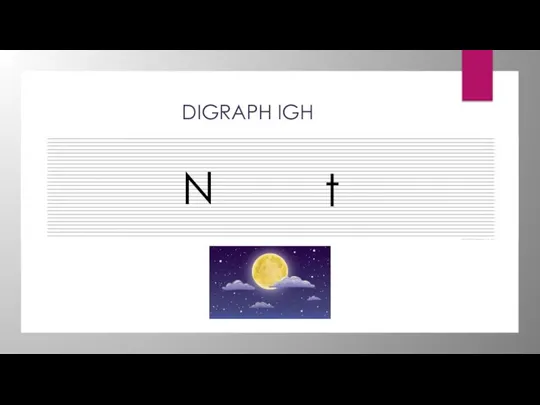 DIGRAPH IGH N t