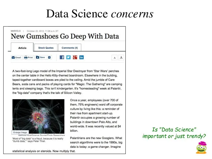 Data Science concerns Is "Data Science" important or just trendy?