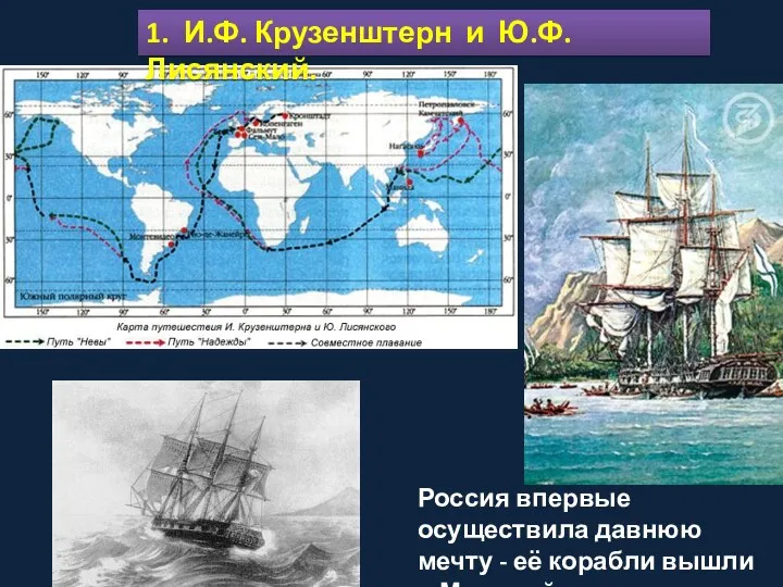 Россия впервые осуществила давнюю мечту - её корабли вышли в Мировой