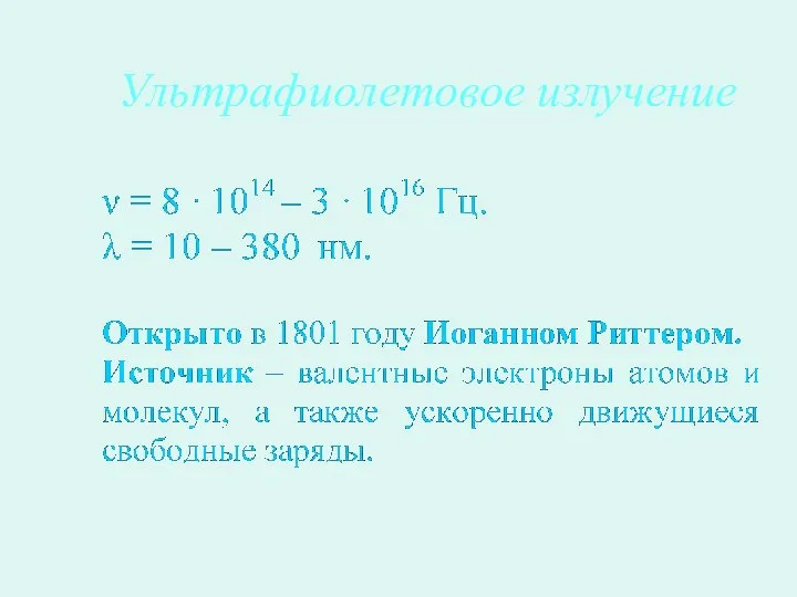 Ультрафиолетовое излучение