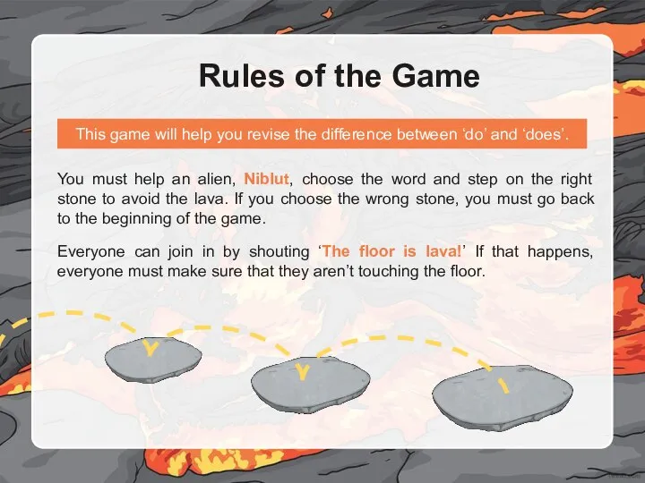 Rules of the Game You must help an alien, Niblut, choose