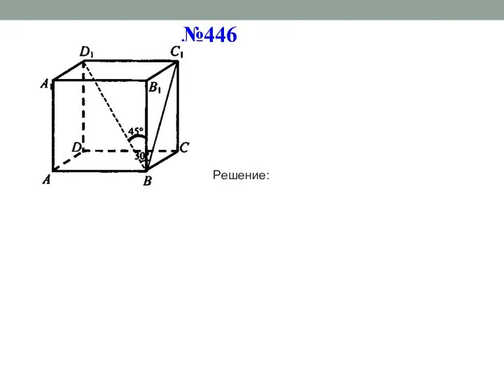 №446 Решение: