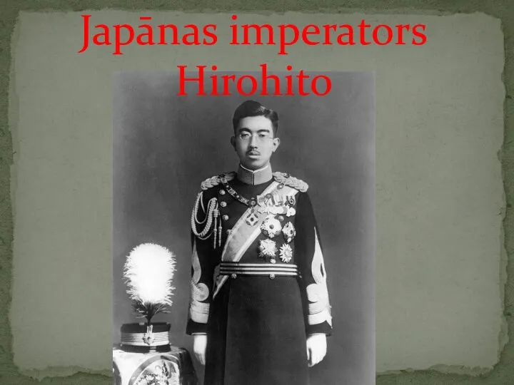 Japānas imperators Hirohito