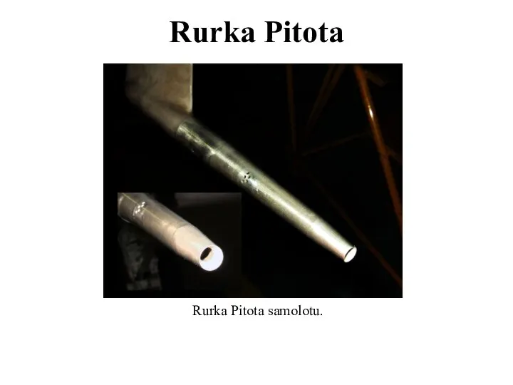 Rurka Pitota Rurka Pitota samolotu.