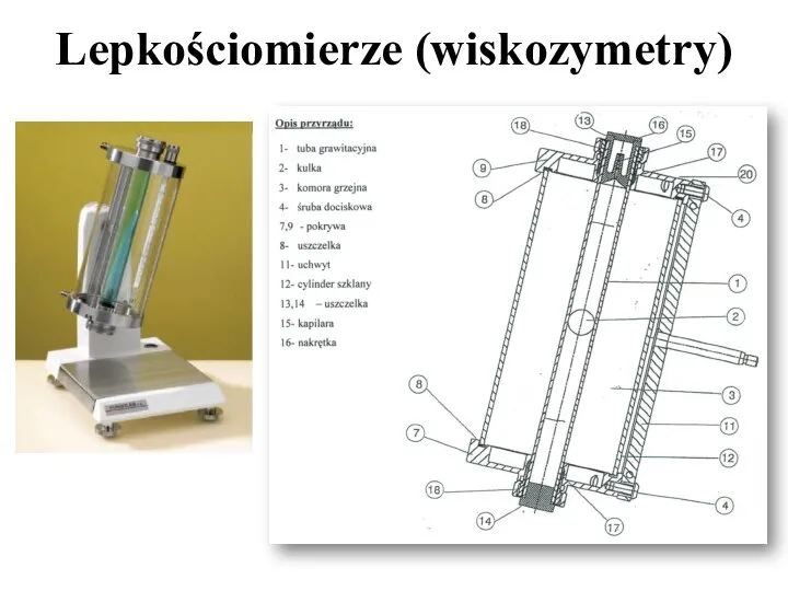 Lepkościomierze (wiskozymetry)