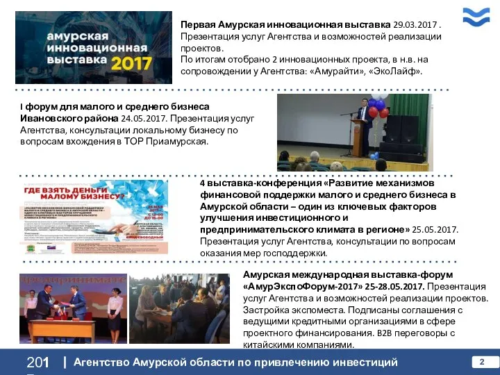 2017 Агентство Амурской области по привлечению инвестиций Первая Амурская инновационная выставка