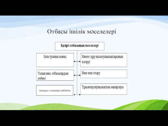 Отбасы ішілік мәселелері Ажырас санының көбейюі