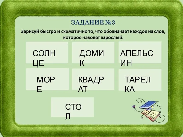 СОЛНЦЕ ДОМИК АПЕЛЬСИН МОРЕ КВАДРАТ ТАРЕЛКА СТОЛ