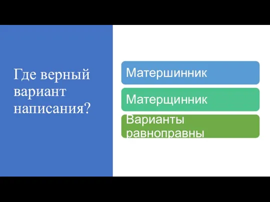 Где верный вариант написания?