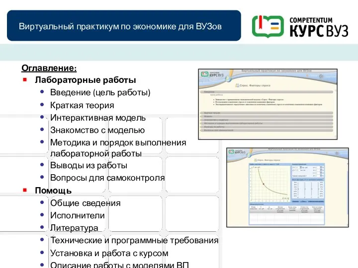 Оглавление: Лабораторные работы Введение (цель работы) Краткая теория Интерактивная модель Знакомство