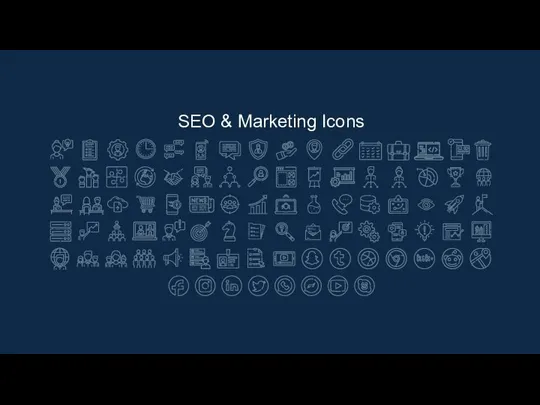 SEO & Marketing Icons