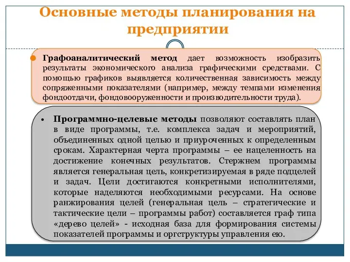 Графоаналитический метод дает возможность изобразить результаты экономического анализа графическими средствами. С