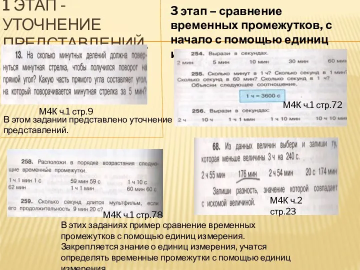 1 ЭТАП - УТОЧНЕНИЕ ПРЕДСТАВЛЕНИЙ. М4К ч.1 стр.9 В этом задании