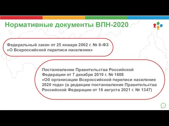 Нормативные документы ВПН-2020 Федеральный закон от 25 января 2002 г. №