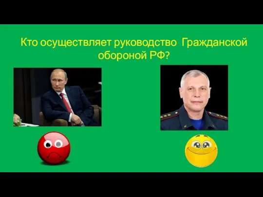 Кто осуществляет руководство Гражданской обороной РФ?